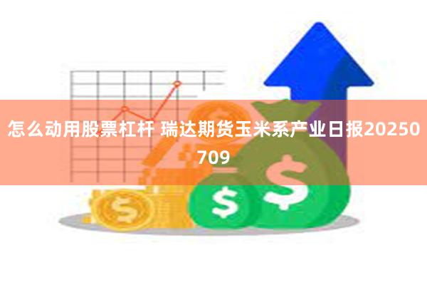 怎么动用股票杠杆 瑞达期货玉米系产业日报20250709